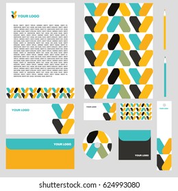 Corporate identity template set