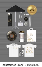Corporate identity template set. Branding design. Business stationery mock-up with logo. large collection. With a balloon.