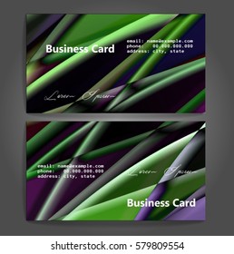 Corporate identity template set. Business stationery mock-up with colorful fading stripes. Branding design. Letter envelope, card, catalog, paper, notebook, presentation, letterhead. Vector