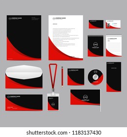 Corporate identity template set design. blank template editable with logo abstract texture background. vector company Business Stationery branding mockup eps 10