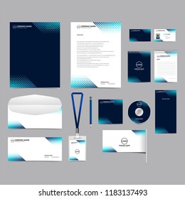 Corporate identity template set design. blank template editable with logo abstract texture background. vector company Business Stationery branding mockup eps 10