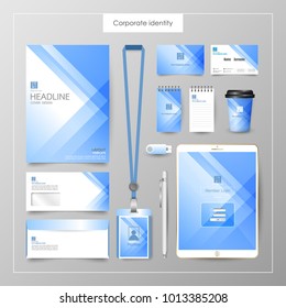 Corporate Identity template value design. Business cover branding mockup of logo template on  background layout. Vector premium pattern Illustration.
