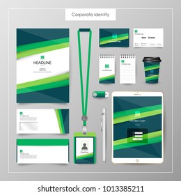 Corporate Identity Template Value Design. Business Cover Branding Mockup Of Logo Template On  Background Layout. Vector Premium Pattern Illustration.
