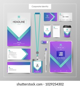 Corporate Identity template value design. Business cover branding mockup of logo template on  background layout. Vector premium pattern Illustration.
