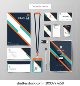 Corporate Identity template value design. Business cover branding mockup of logo template on  background layout. Vector premium pattern Illustration.
