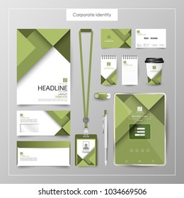 Corporate Identity template value design. Business cover branding mockup of logo template on  background layout. Vector premium pattern Illustration.
