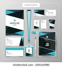 Corporate Identity template value design. Business cover branding mockup of logo template on  background layout. Vector premium pattern Illustration.
