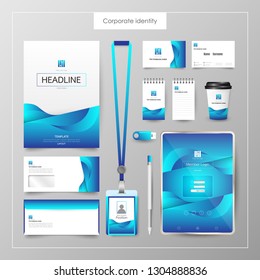 Corporate Identity template value design. Business cover branding mockup of logo template on  background layout. Vector premium pattern Illustration.