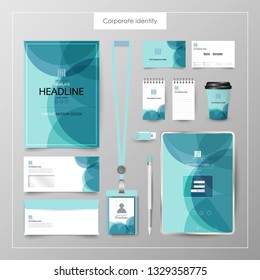 Corporate Identity template value design. Business cover branding mockup of logo template on  background layout. Vector premium pattern Illustration.
