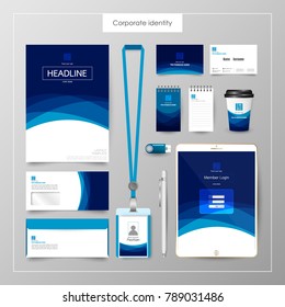 Corporate Identity Template Value Design. Business Cover Branding Mockup Of Logo Template On  Background Layout. Vector Premium Pattern 

Illustration.