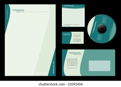 Corporate Identity Template Vector