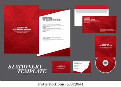 corporate identity template, Vector company style, stationery EPS10