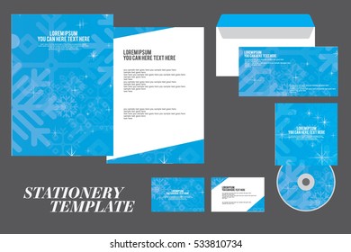 corporate identity template, Vector company style, stationery EPS10