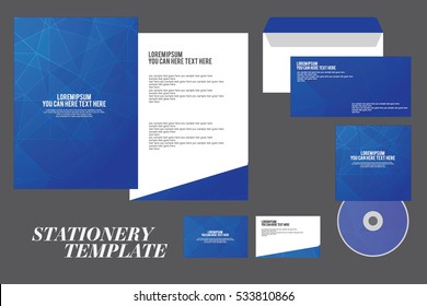 corporate identity template, Vector company style, stationery EPS10