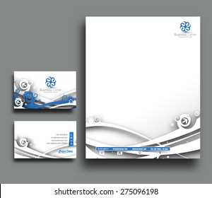 Corporate Identity Template. Vector illustration