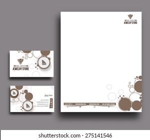 Corporate Identity Template. Vector illustration
