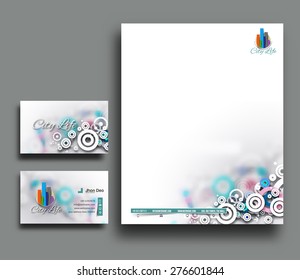 Corporate Identity Template. Vector illustration
