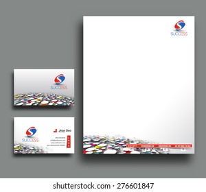 Corporate Identity Template. Vector illustration