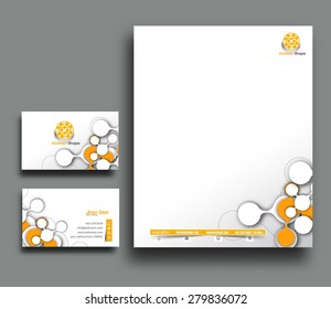 Corporate Identity Template. Vector illustration