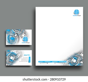 Corporate Identity Template. Vector illustration