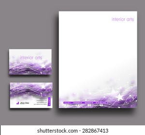 Corporate Identity Template. Vector illustration
