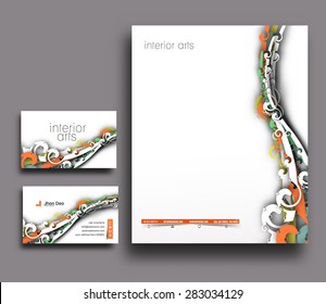 Corporate Identity Template. Vector illustration