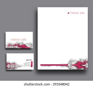 Corporate Identity Template. Vector illustration