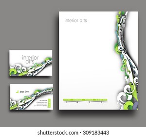 Corporate Identity Template. Vector illustration
