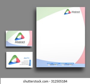 Corporate Identity Template. Vector illustration