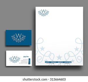 Corporate Identity Template. Vector illustration