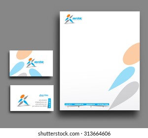 Corporate Identity Template. Vector illustration