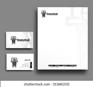 Corporate Identity Template. Vector illustration