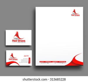 Corporate Identity Template. Vector illustration