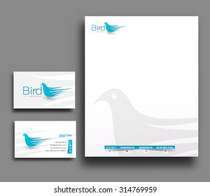 Corporate Identity Template. Vector illustration