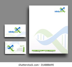 Corporate Identity Template. Vector illustration