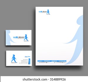 Corporate Identity Template. Vector illustration