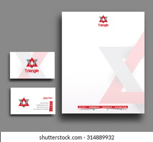 Corporate Identity Template. Vector illustration