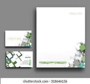 Corporate Identity Template. Vector illustration