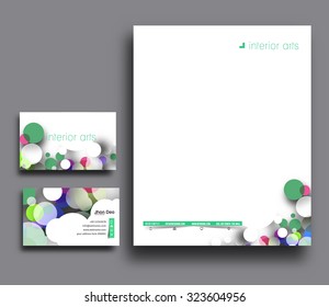 Corporate Identity Template. Vector illustration