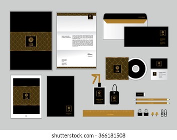 corporate identity template for your business includes CD Cover, Business Card, folder, ruler, Envelope and Letter Head Designs G