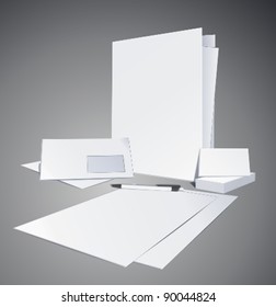 Corporate identity templates. Vector illustration