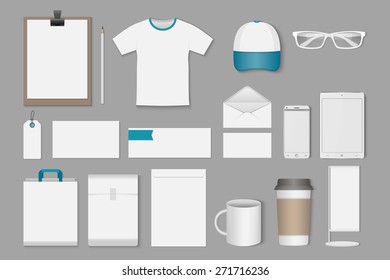 Corporate identity templates,vector