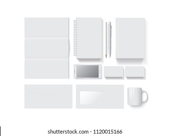 Corporate Identity Vector Mock Up