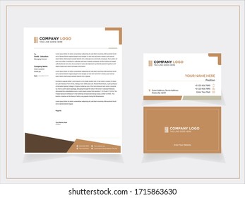 Vorlage für die Corporate Identity Vektorillustration Print Ready Design