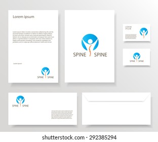 Corporate identity.Spine health.