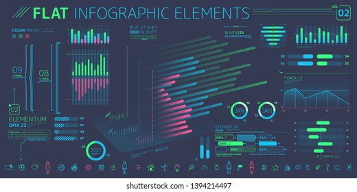 Corporate Infographic Vector Elements Collection