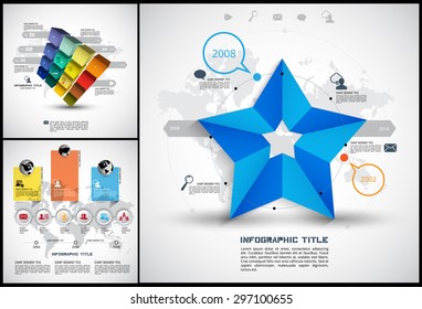 Corporate infographics vector