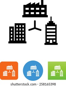 Corporate intranet network icon