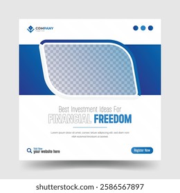 Corporate or Investment Strategies Social Media Post Template