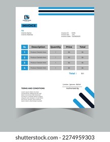 Corporate Invoice Design Template
This is my own design.
Thanks